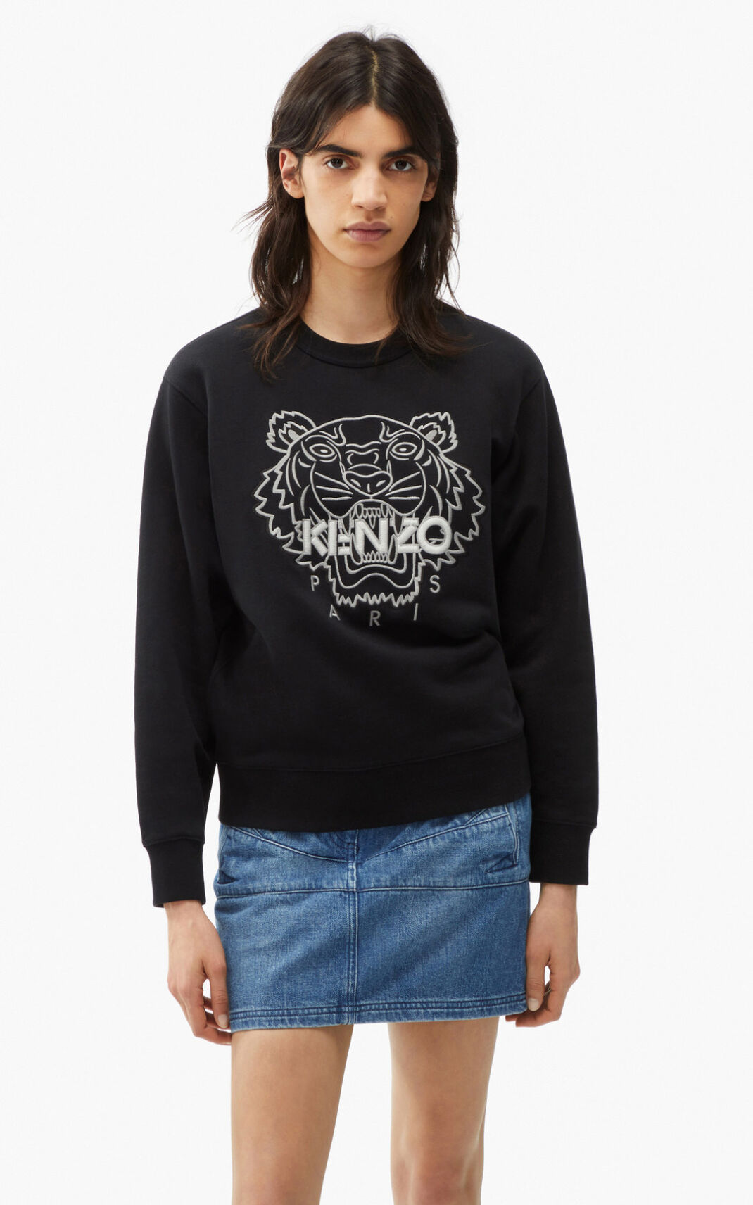 Sweat Kenzo Femme Tiger Noir DSQGK-2619